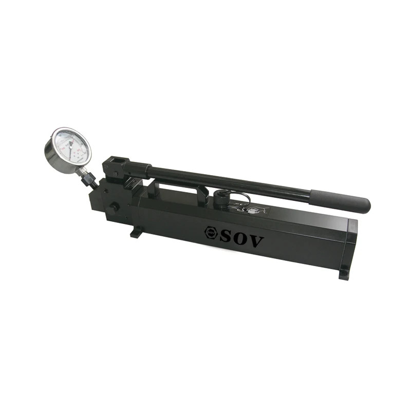 

Ultra High Pressure Factory Price 1500BAR Hydraulic Hand Pump, 5-8 YEARS Usage, SOV-P-1500