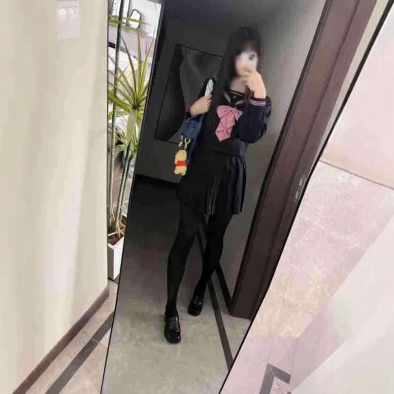 Fashion Comfortable Hundred Lancashire Women's Sailor Uniform Senior JK Uniform Japanese College Style School Uniform Set