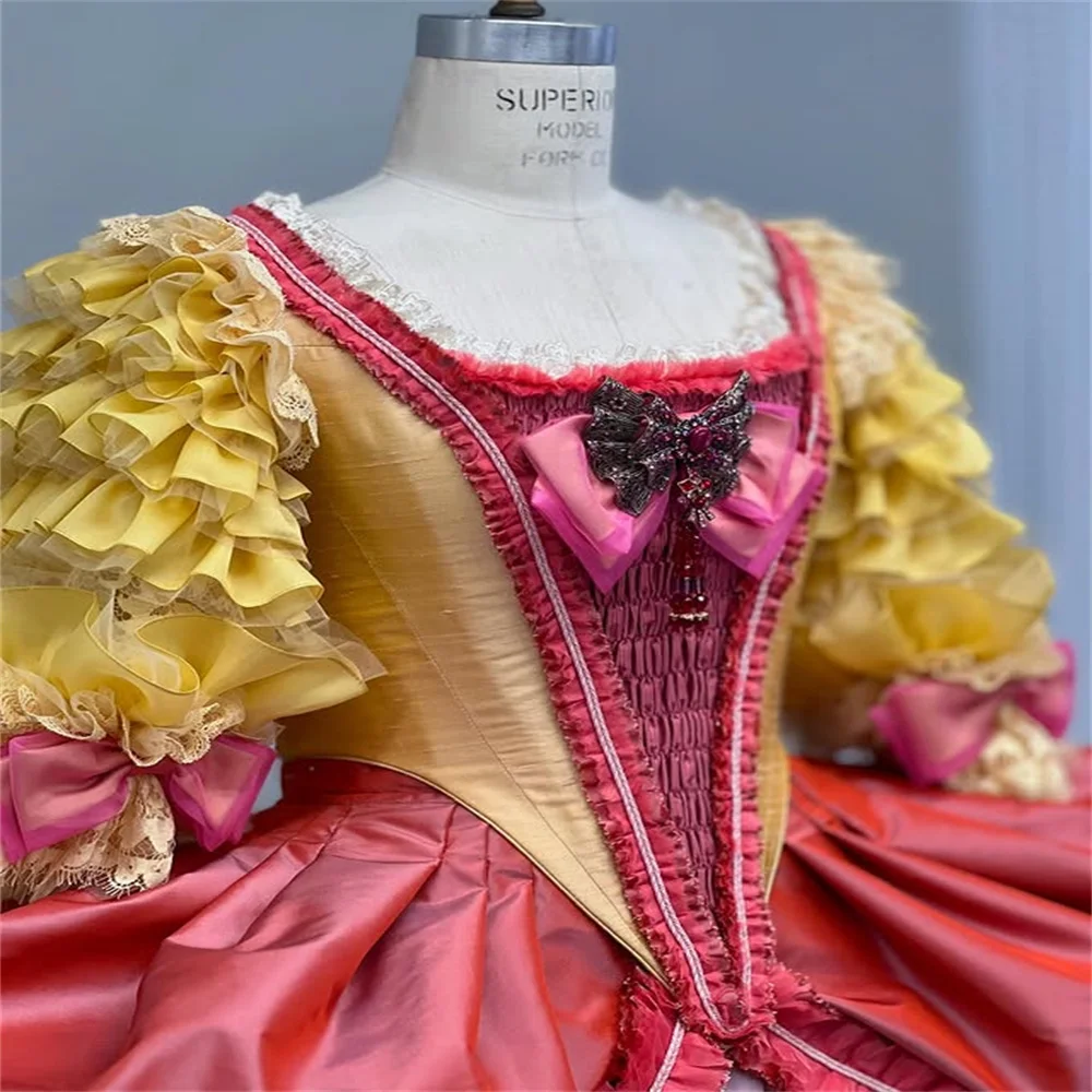 18th Century Marie Antoinette Queen Rococo Dress French Baroque A La Francaise Royal Court  Ball Gown