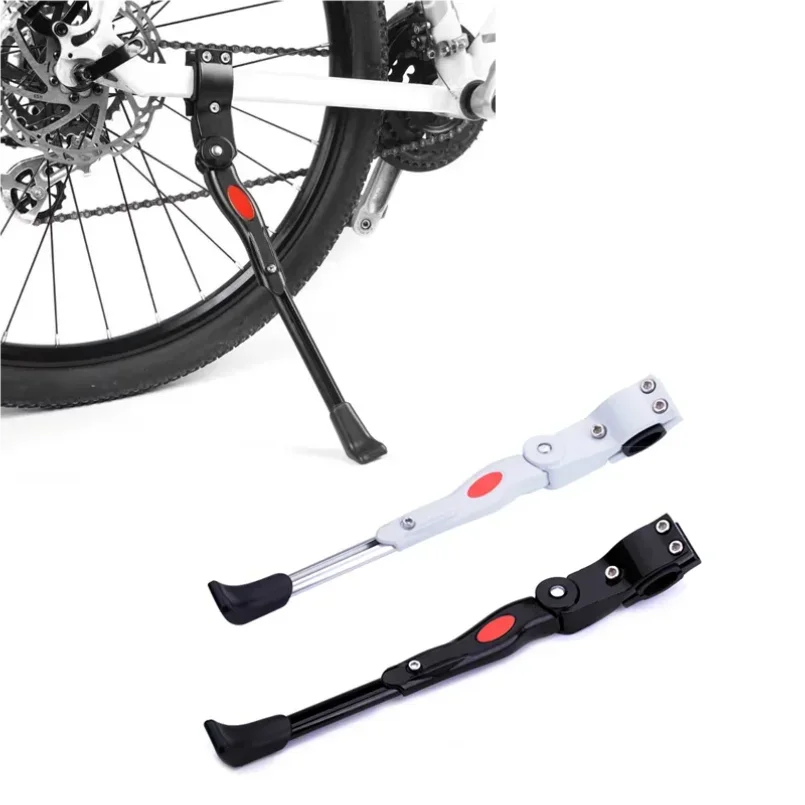 2026 1Pcs Adjustable Bike Stand Black/White Bicycle Kickstand for MTB Road Mountain Bike Parking Rack Side Support Foot Brace
