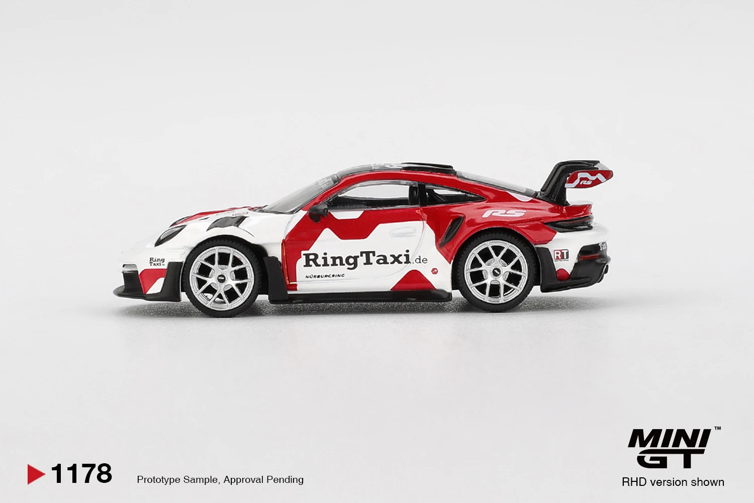 MINIGT 1/64 ポルシェ 911 (992) GT3 RS ヴァイスァッハパッケージ