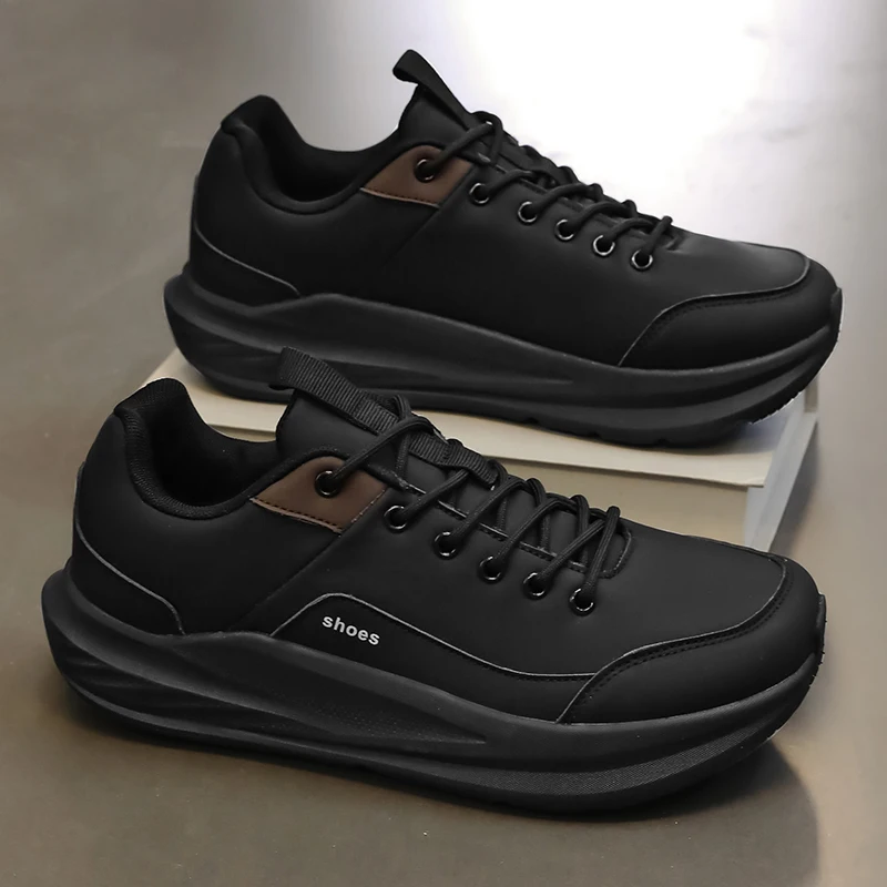 

Men's breathable new outdoor four seasons sneakers light soft-sole speed running shoes fashion wear-resistant racing sports shoe