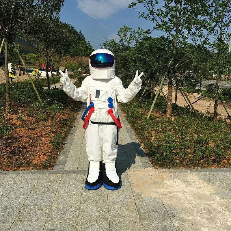 High Quality Space Suit Astronaut Mascot Costume Child's Birthday Present Cheap Cosplay Garment Unisex for Spacesuit Mascot