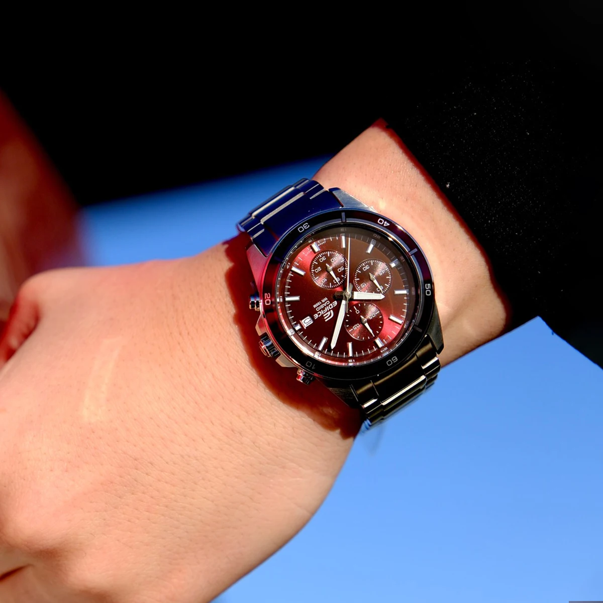 Casio-Quartz Waterproof Chronograph, Business Fashion, Luxury Brand, Edifice Series, New Model, 2023