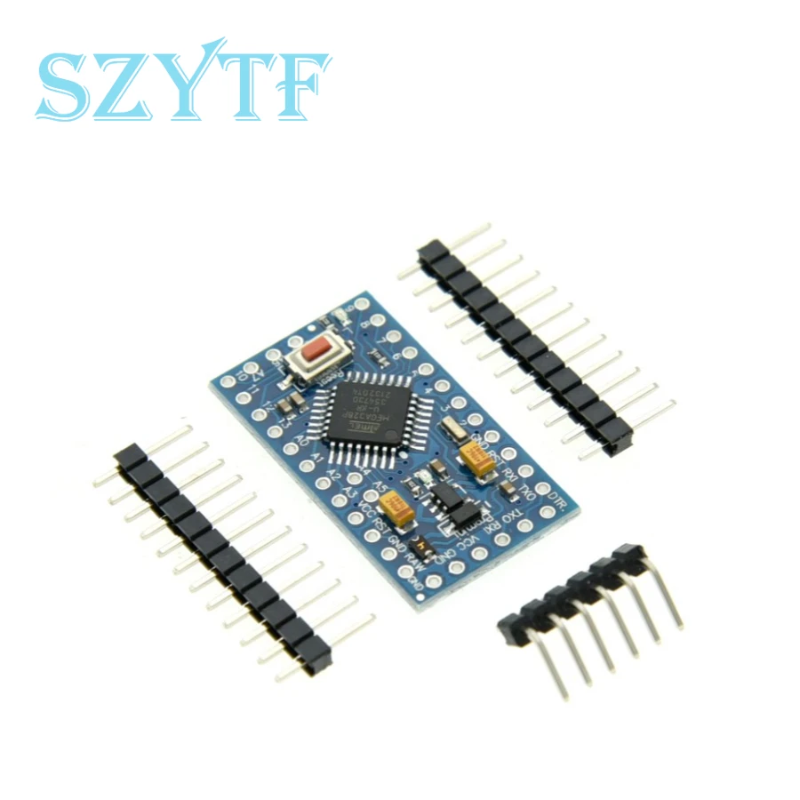 Pro Mini 328 Mini 3.3V/8M 5V/16M ATMEGA328 ATMEGA328P-AU 3.3V/8MHz 5V/16MHZ For Arduino