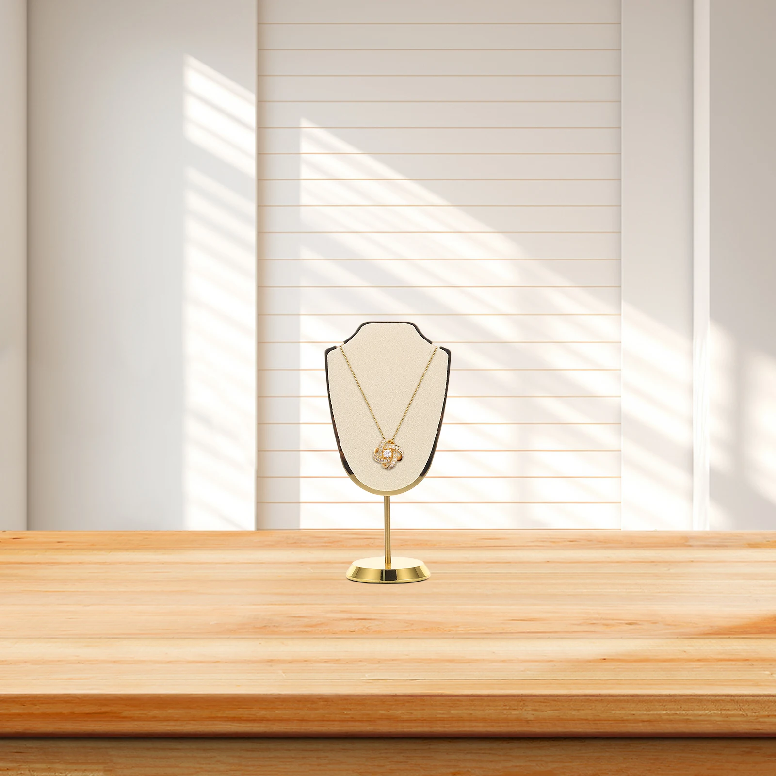 

Multicolor Jewelry Display Stand Earring Necklace Rack for Photography Live Streaming Microfiber Scratch-Resistant Stable