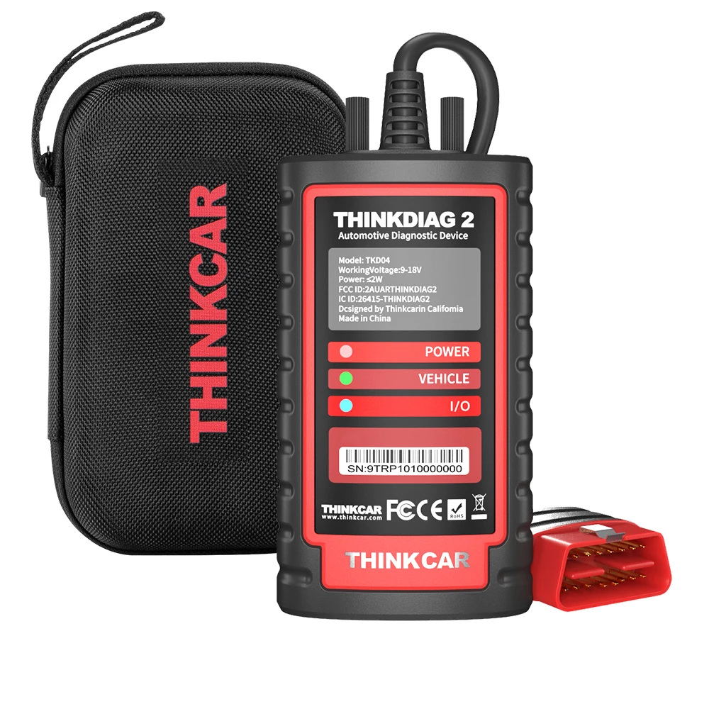 Thinkcar Thinkdiag 2 OBD2-Scanner Unterstützt CAN FD-Protokolle Geeignet für GM-Automarken Kostenlose Vollständige Software 16 Reset-Funktionen ECU-Code