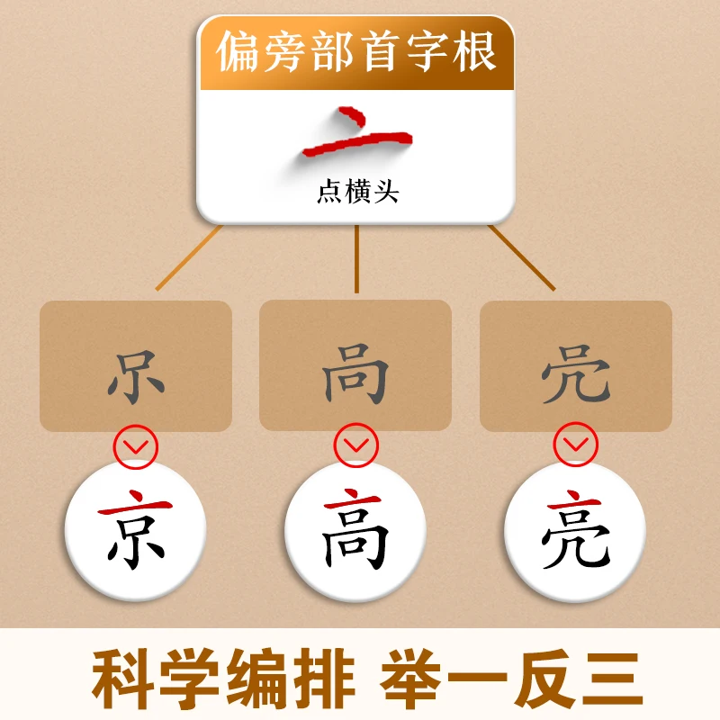 Caratteri cinesi Radice Pratica rapida Scrittura regolare Tratti di base Principianti Copia Pratica per adulti Quaderno di calligrafia con penna dura