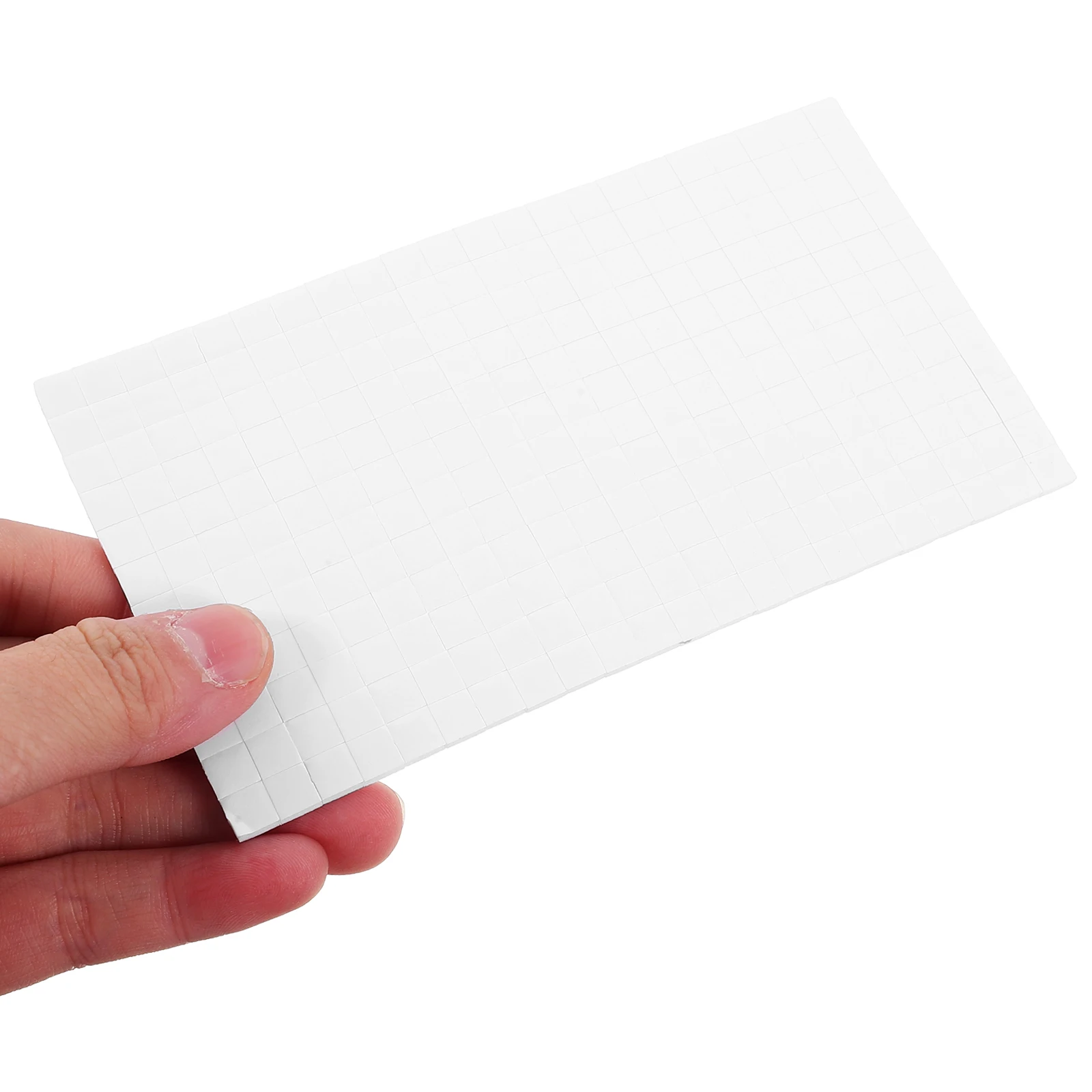 

5 Sheets Number Foam Square Stand Scrapbook Accessories Automatic Squares for Card Making White Office