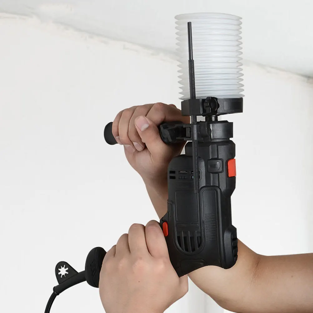 

Electric Drill Dust Collector PVC Rubber Durable Lightweight Universal Cover Easy Install Clean Prevents Dust Inhalation