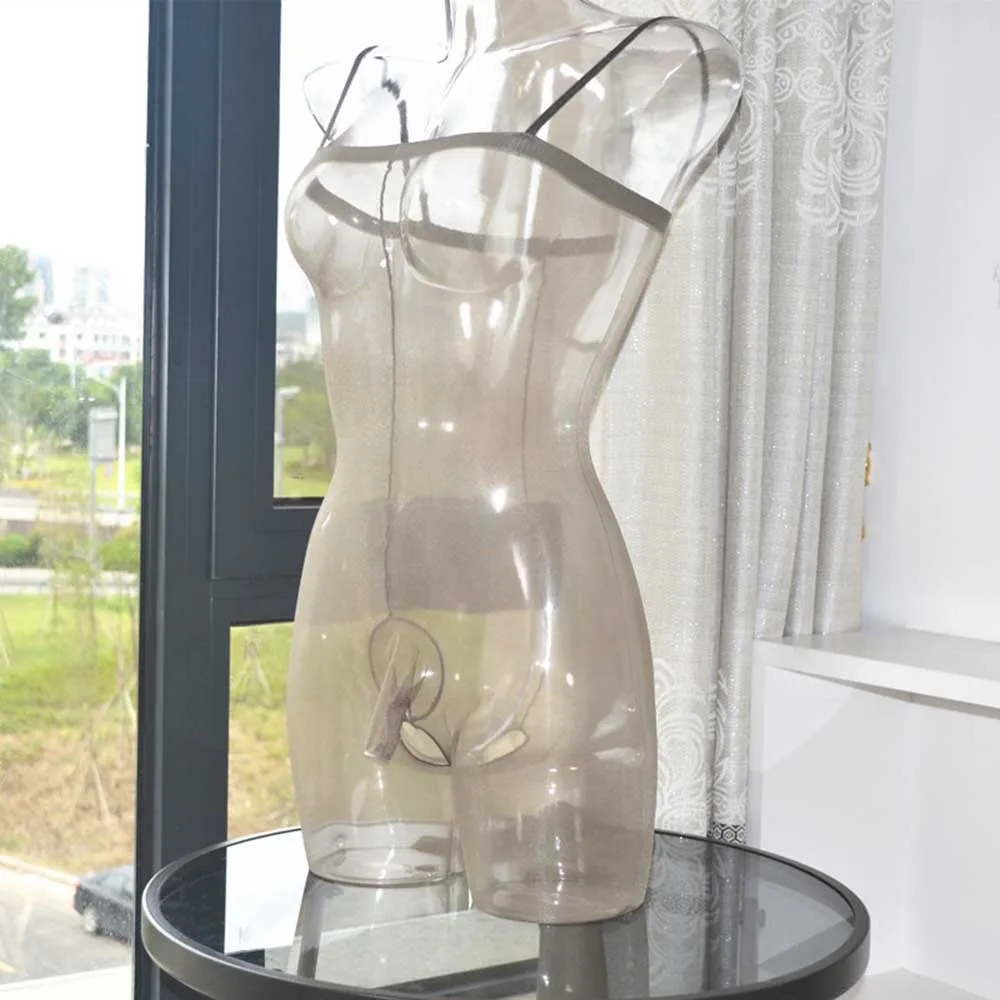 Sissy – bas de corps pour hommes, pochette transparente, Lingerie Sexy, culotte, sous-vêtements, combinaison sans manches