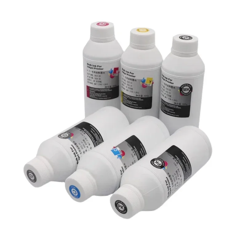 500ML Dye Ink for HP 72 Refillable Ink for HP Designjet T770 T790 T1120 T1200 T1300 T620 T610 T1100 T2300 Printer Dye Ink hp72