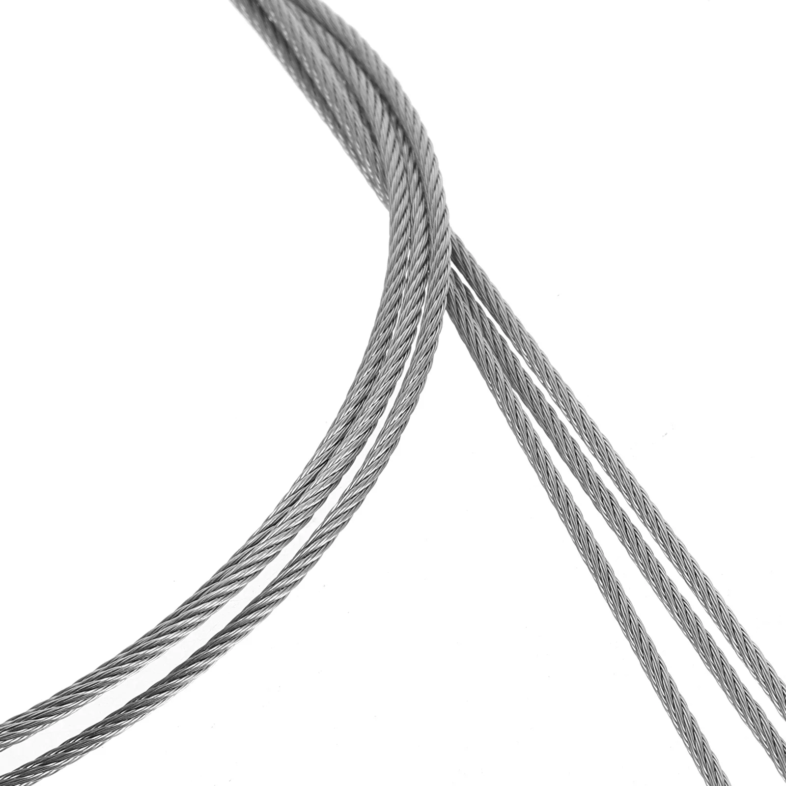 

1 Set Adjustable Luggage Hanging Wire Rope Steel Hardware Galvanized Metal Durable Home Decor Hanging System Kit For Lights Tie