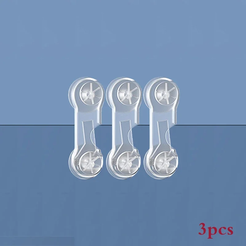 3/5Pcs เด็กตู้ล็อคสายรัดลิ้นชักล็อคเด็ก Anti-เปิดตู้เย็นล็อคบ้านเด็ก Anti-Pinch ป้องกันความปลอดภัยหัวเข็มขัด