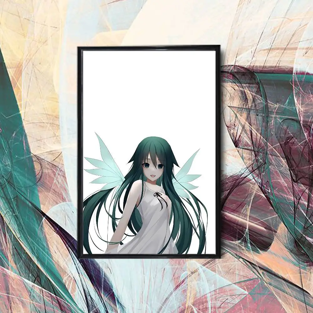 Dark Eerie Girl Saya Poster Prints Wall Art Picture Painting Gift Living Room Restaurant Bar Large Dec Sticker