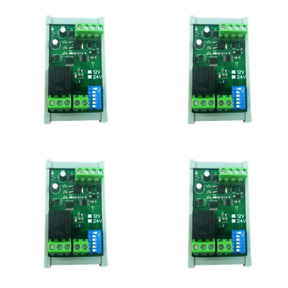 

12VDC 1 Channel 1DI-1DO Modbus RTU RS485 Relay NPN Input Relay PLC IO Expanding