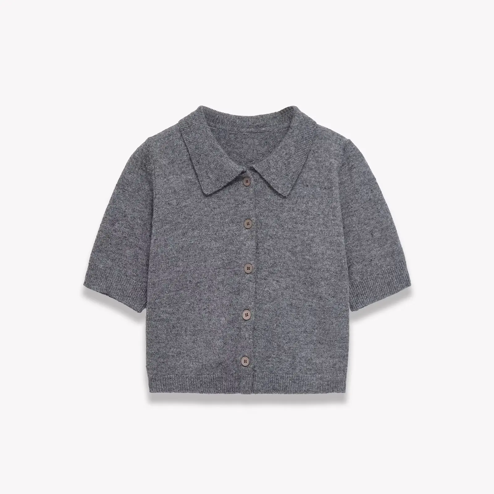 

European and American 2025 women's new winter fashion fashion versatile POLO collar knitted sweater tops