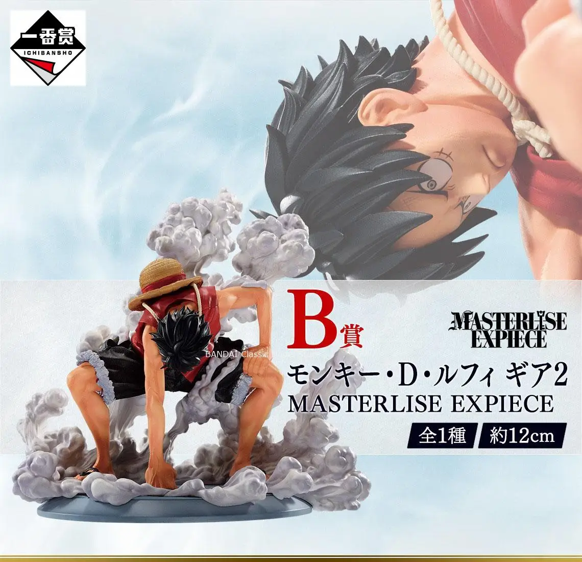 Genuine Original Bandai Ichiban Kuji One Piece 25Th Anniversary of Animation Monkey D. Luffy Anime Model Brand New and Unopened