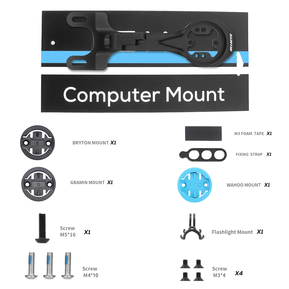 

For T3/ T4 Ultra Adjustable Aero Handlebar Compatible Garmin/Bryton/Wahoo/Gopro 128mm