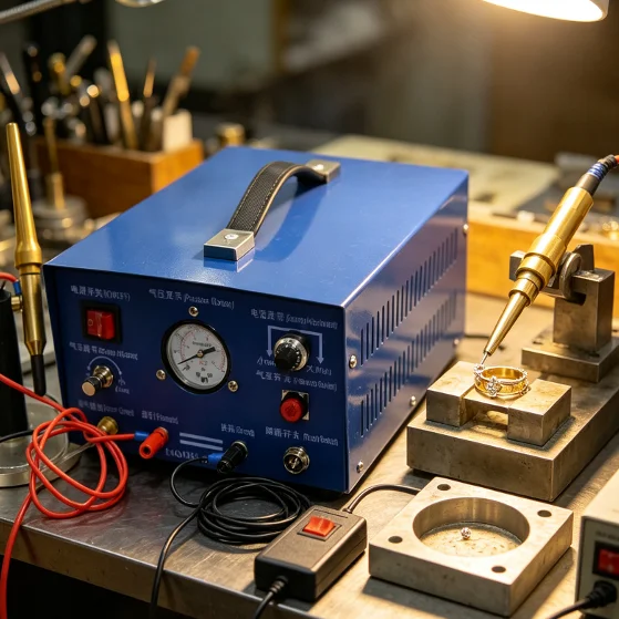 50A 400W Pulse Spot Welder, Jewelry Spark Welding Machine, 110V / 220V Jewelry Soldering Welder