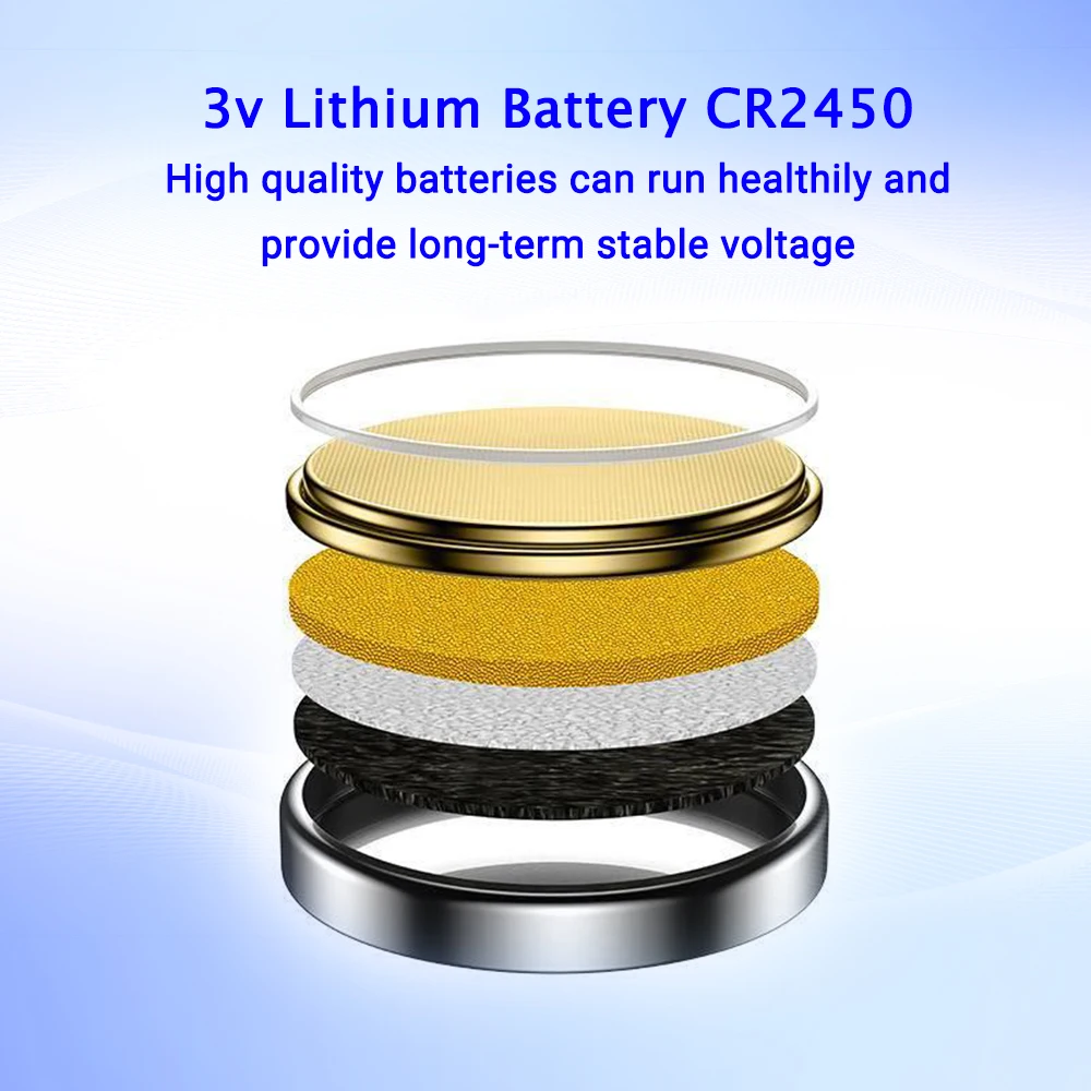 5-10PCS CR2450 3V Lithium Button Batterty TDRFORCE Batteries 550mAh Coin Cell Batterty for Watch Toys Car Remote Computer