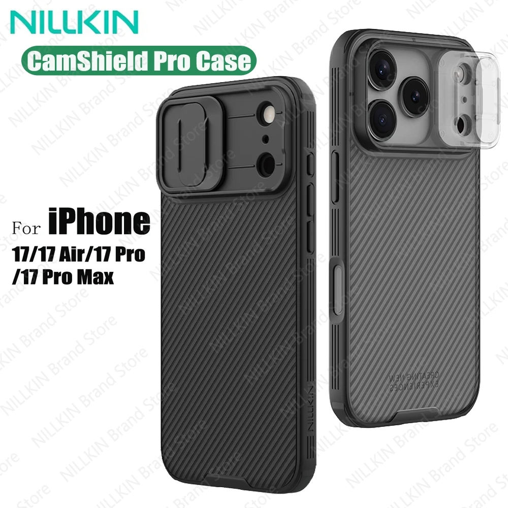 Чехол NILLKIN для iPhone 17 Pro Max / 17 Pro CamShield Pro, противоударный защитный слайд-крышка для камеры для iPhone17 / 17 Air Чехол NILLKIN для iPhone 17 Pro Max / 17 Pro CamShield Pro, противоударный защитный слайд-крышка для камеры для iPhone17 / 17 Air