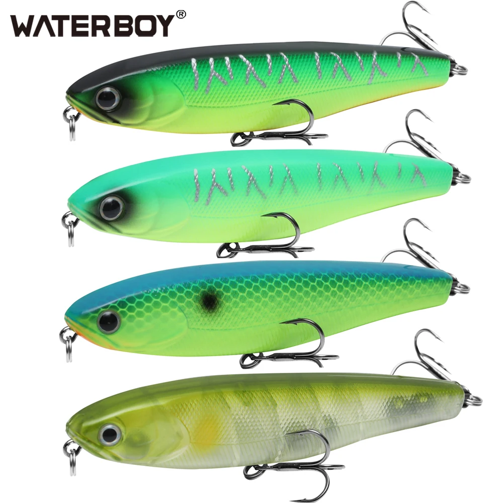 WATERBOY 8.5cm 9.5g 9.5cm 12.6g Pencil Fishing Bait Multi Colors Fish Lure Factory Wobbler Pesca Hard Artificial Lure StickBait