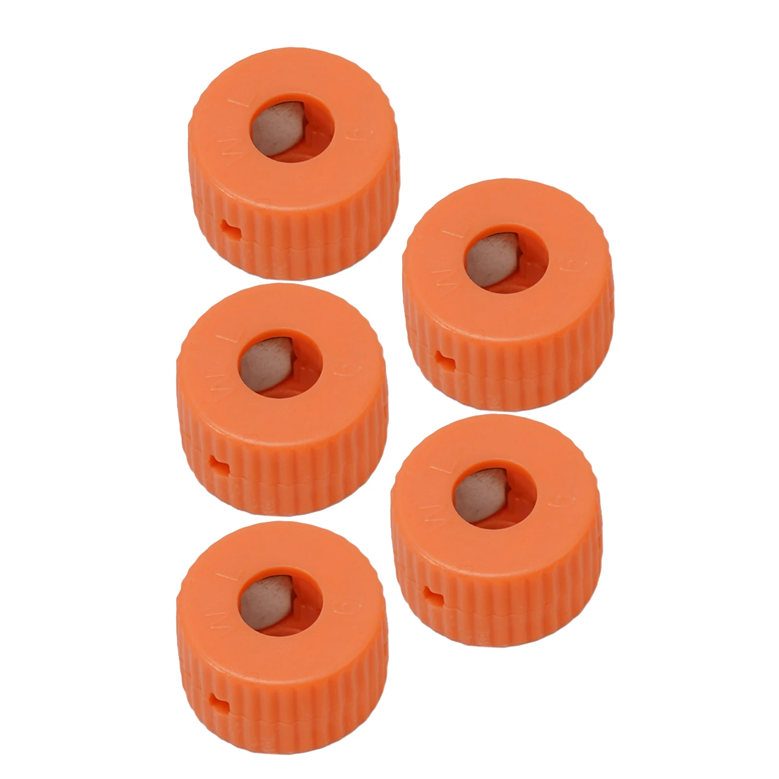 For Screwdriver Bit Mini Magnetizer Ring Orange Plastic Material 5 Pcs Without Demagnetizer Function 7mm Hole Practical