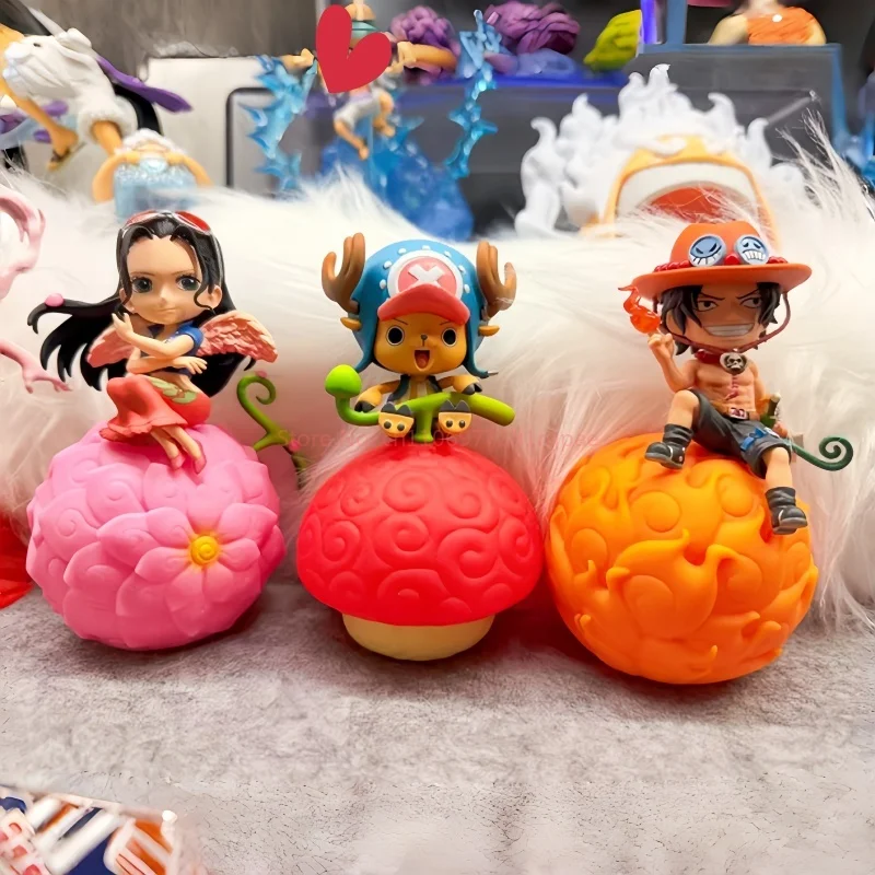 

Original Devil Fruit Robin Ace Luffy Nico Cute Trendy Night Light Anime Figure Model Figure Desktop Ornament Christmas Toys Gift