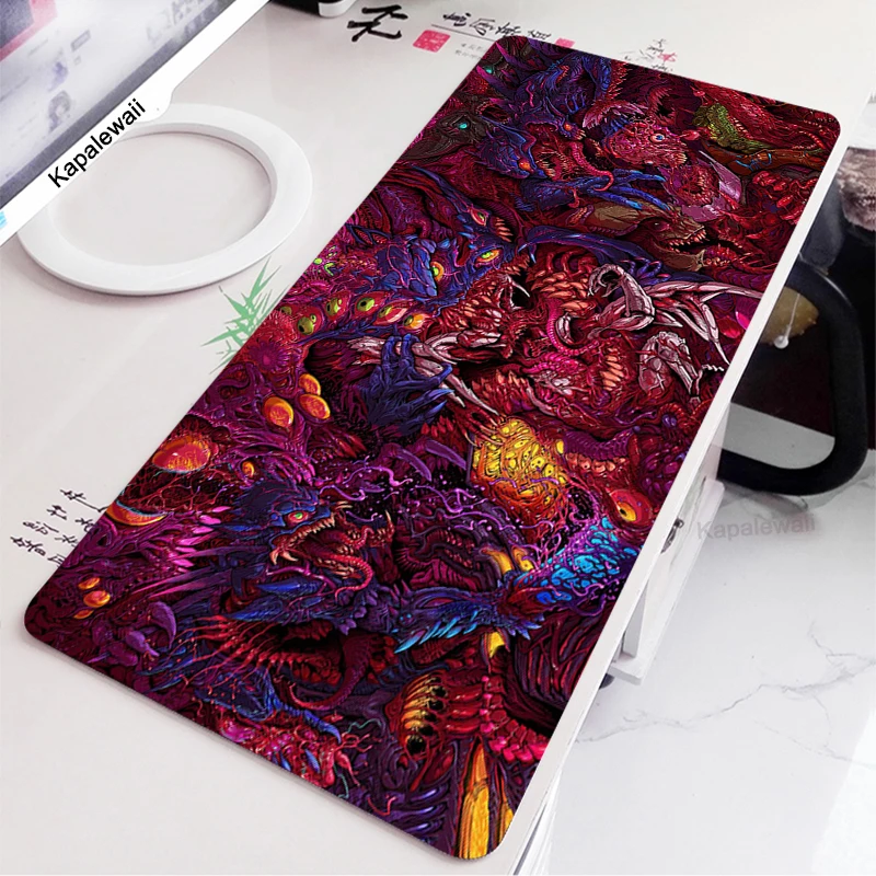 

New Personality Illustrator Mouse Pad Gamer Large Keyboard Pad Mouse Mat mousepad Anime Anti-slip Gamer Natural Rubber Table Mat