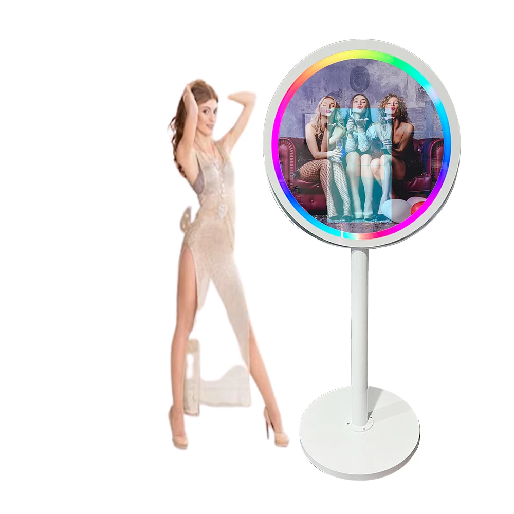 Mirror Photobooth Magic Selfie Photo Mirror Booth With Camera Printer Software For Wedding And Events