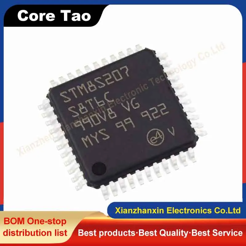 1pcs/lot STM8S207S8T6C STM8S207 207S8T6C LQFP44 Micro controller chip brand new original