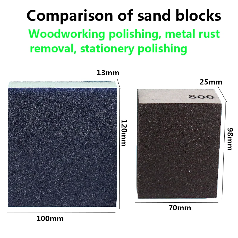 Sponge sand block woodworking furniture paint rust removal wall putty grinding block beauty seam polishing dry grinding sponge s