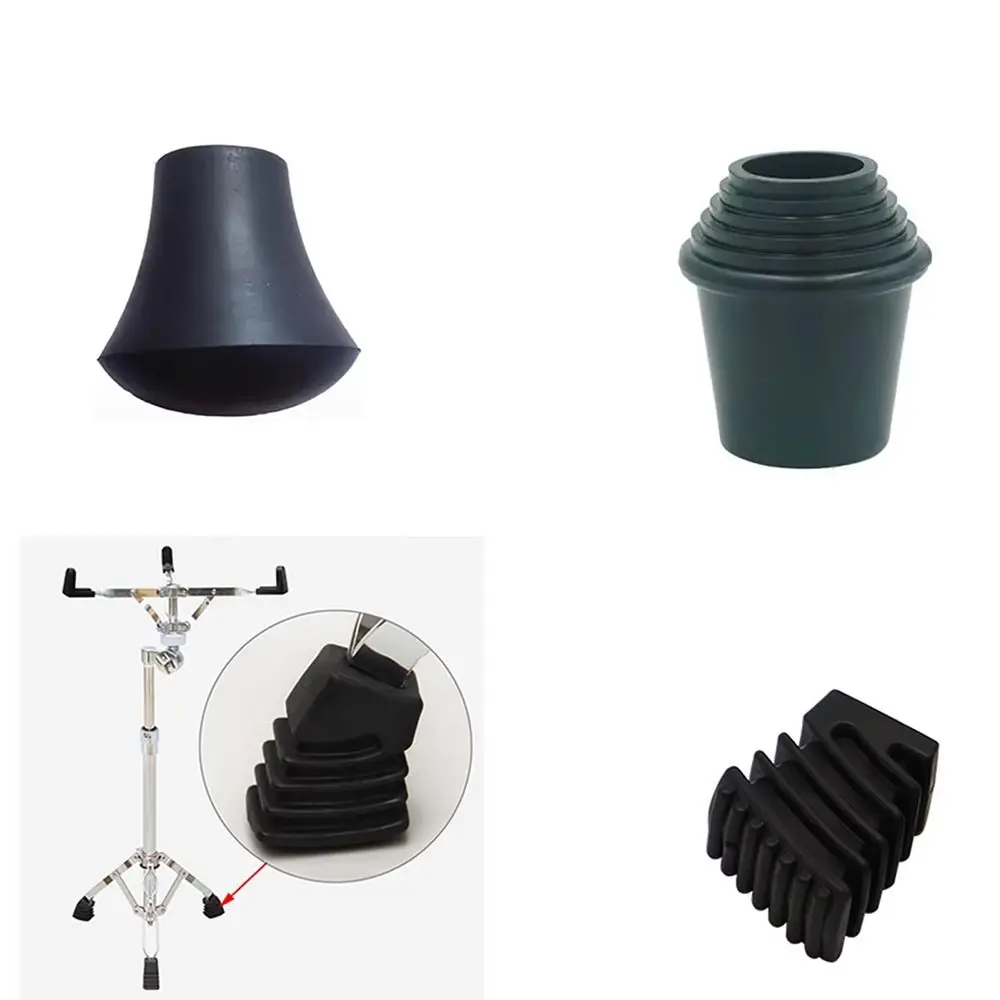 Percussion Drum Parts Drum Feet Slipcover Rubber Feet Cover Anti Skid Floor Tom Legs Cover Chair Foot Component Protector