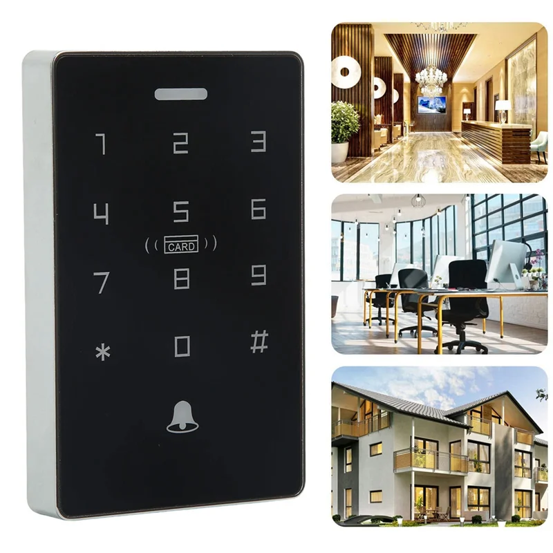 Controlador de acceso AA08-NFC cerradura de puerta impermeable teclado tarjeta deslizamiento contraseña IC ID Frecuencia Dual 125Khz 13,56 Mhz