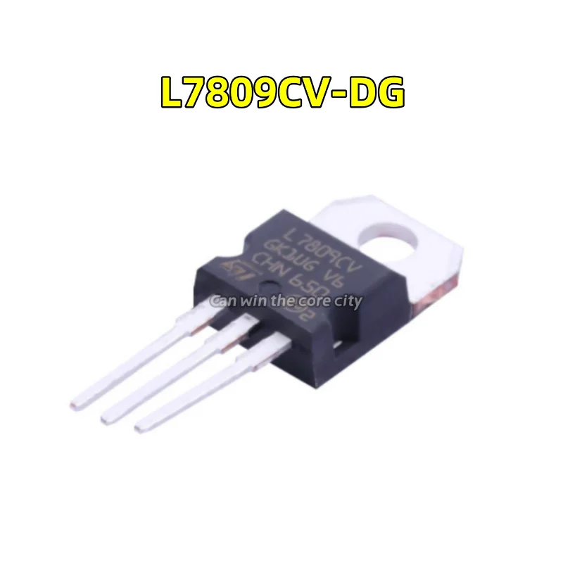 

10 pieces L7809CV-DG L7809CV direct insertion TO-220 three-end regulator / regulator IC spot original genuine