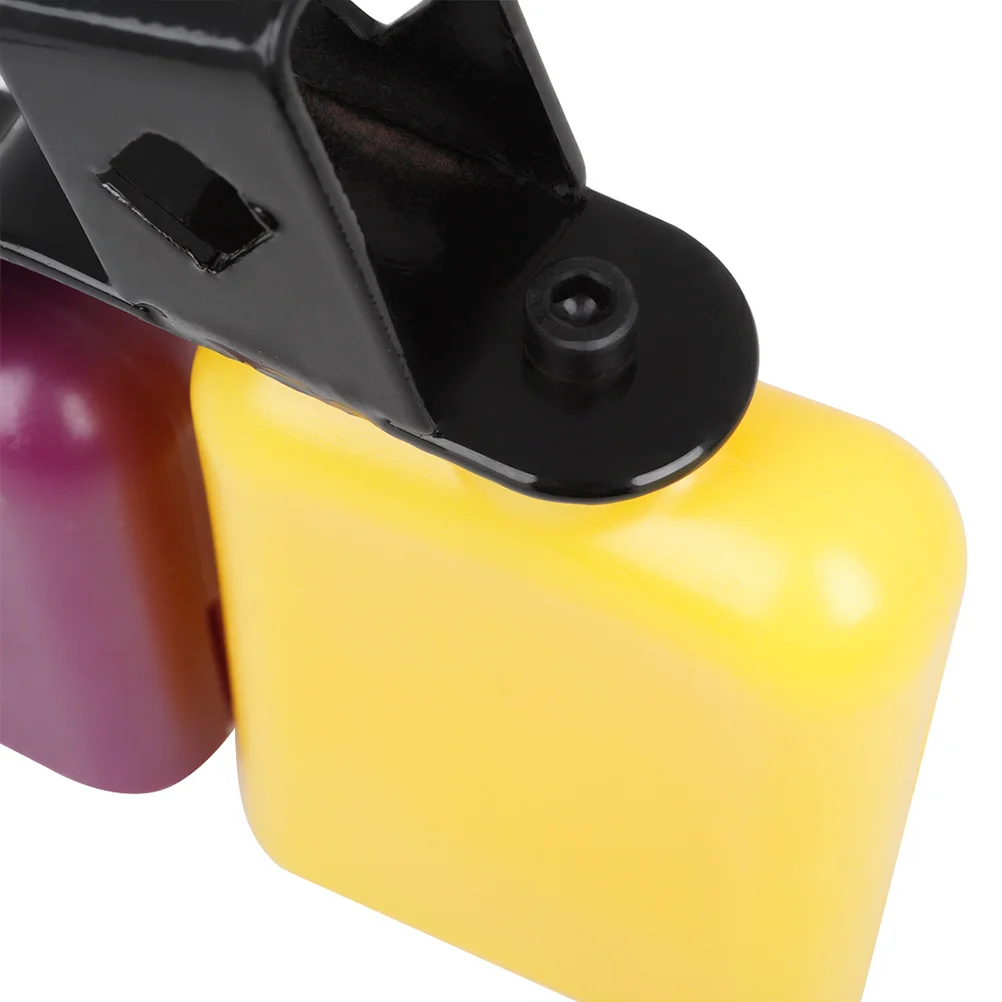 

Yellow Purple Square Wooden Fish Cow Bell Pitch Percussion Instrument Natural Clear Sound Adjustable Metal Bracket ABS