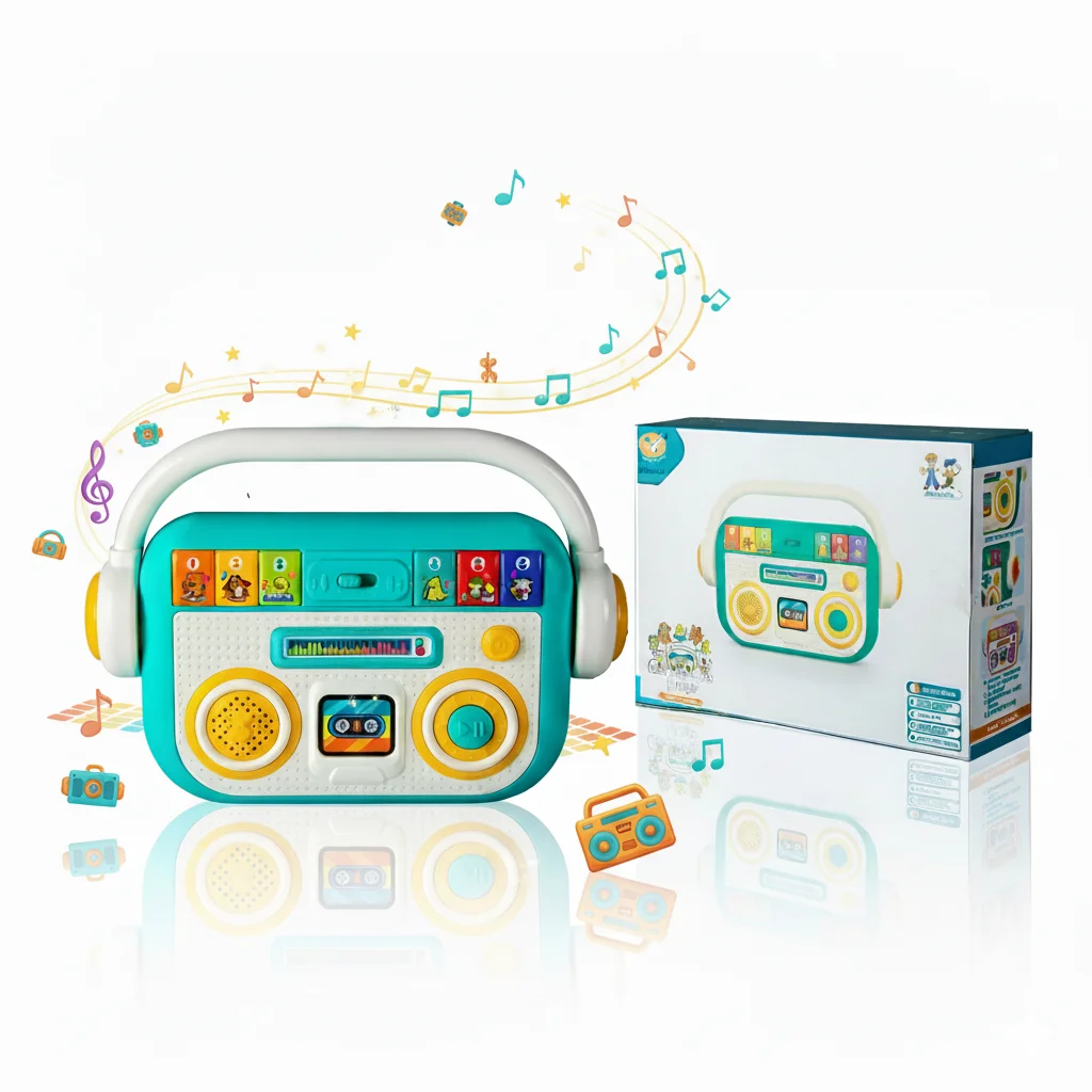 Baby Radio Musical Toy, Educational Learning Toy, Multi-function Interactive Toy, Gift for Infants, Colorful Toy