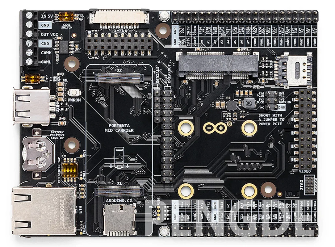 Italian imported Arduino development board Portenta Mid Carrier ASX00055