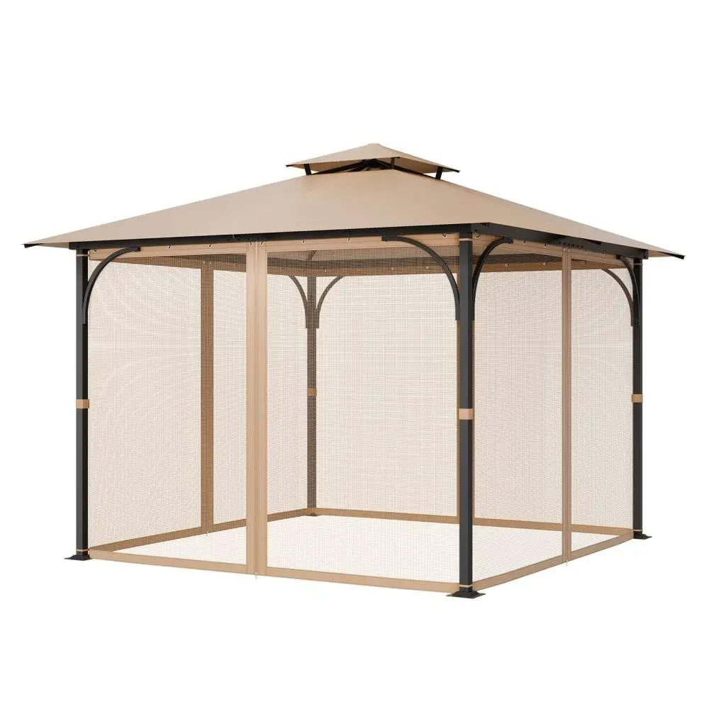 

Replacement Mesh Gazebo Screen Net for 10x10x 7 ft Outdoor Patio Waterproof Insect Barrier Netting