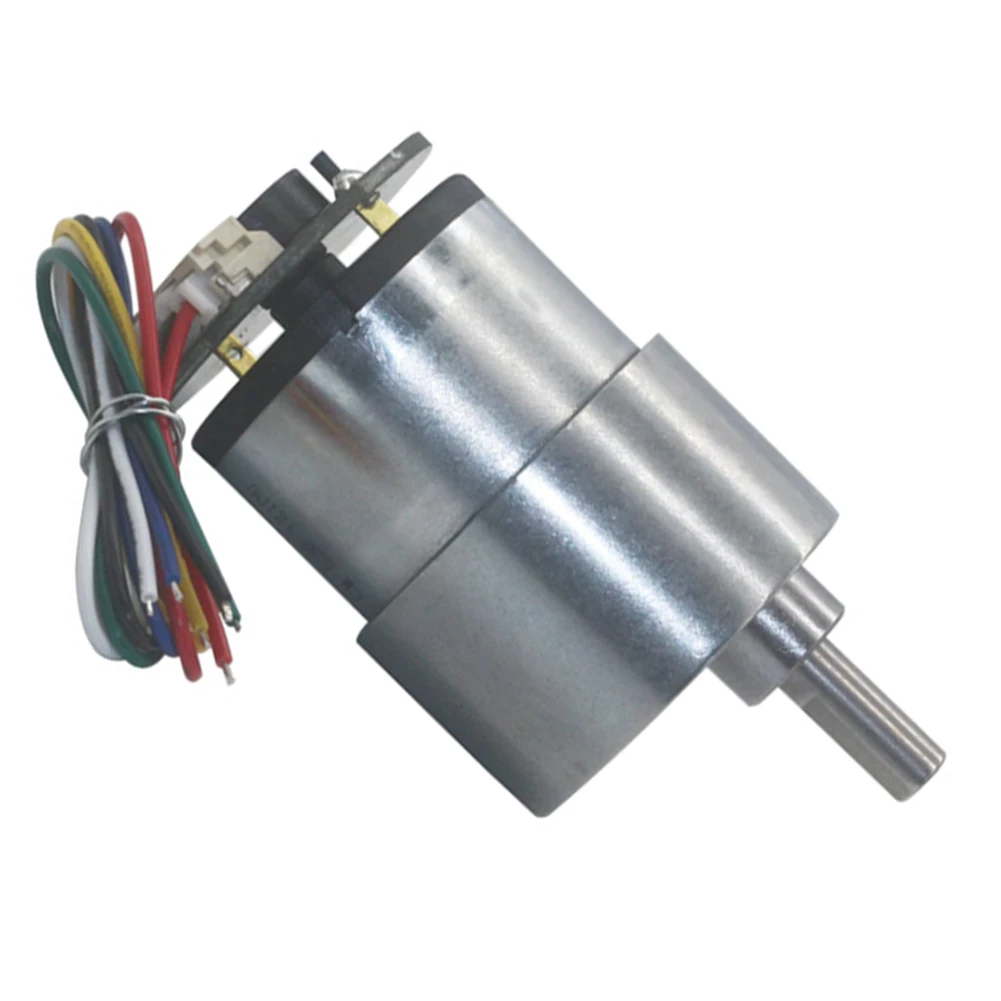 DC Motor With Encoder Is Primarily High-Torque JGB37-520 DC Gear Motor 6V12V24V - Adjustable Speed & Direction!