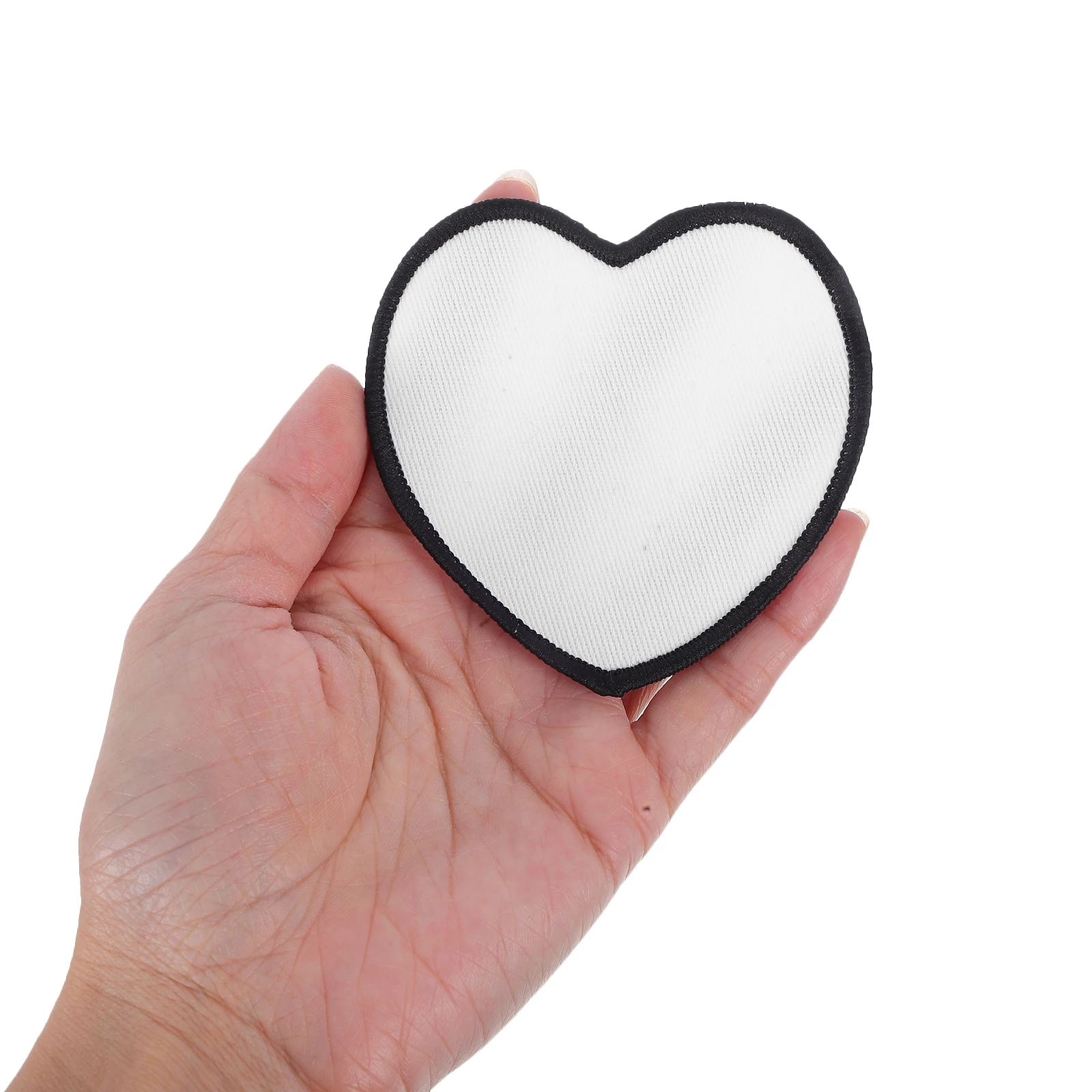 

10pcs Thermal Transfer Embroidery Patches White Backing Iron On DIY Fabric Flower Appliques Sew Clothing Repair Extend