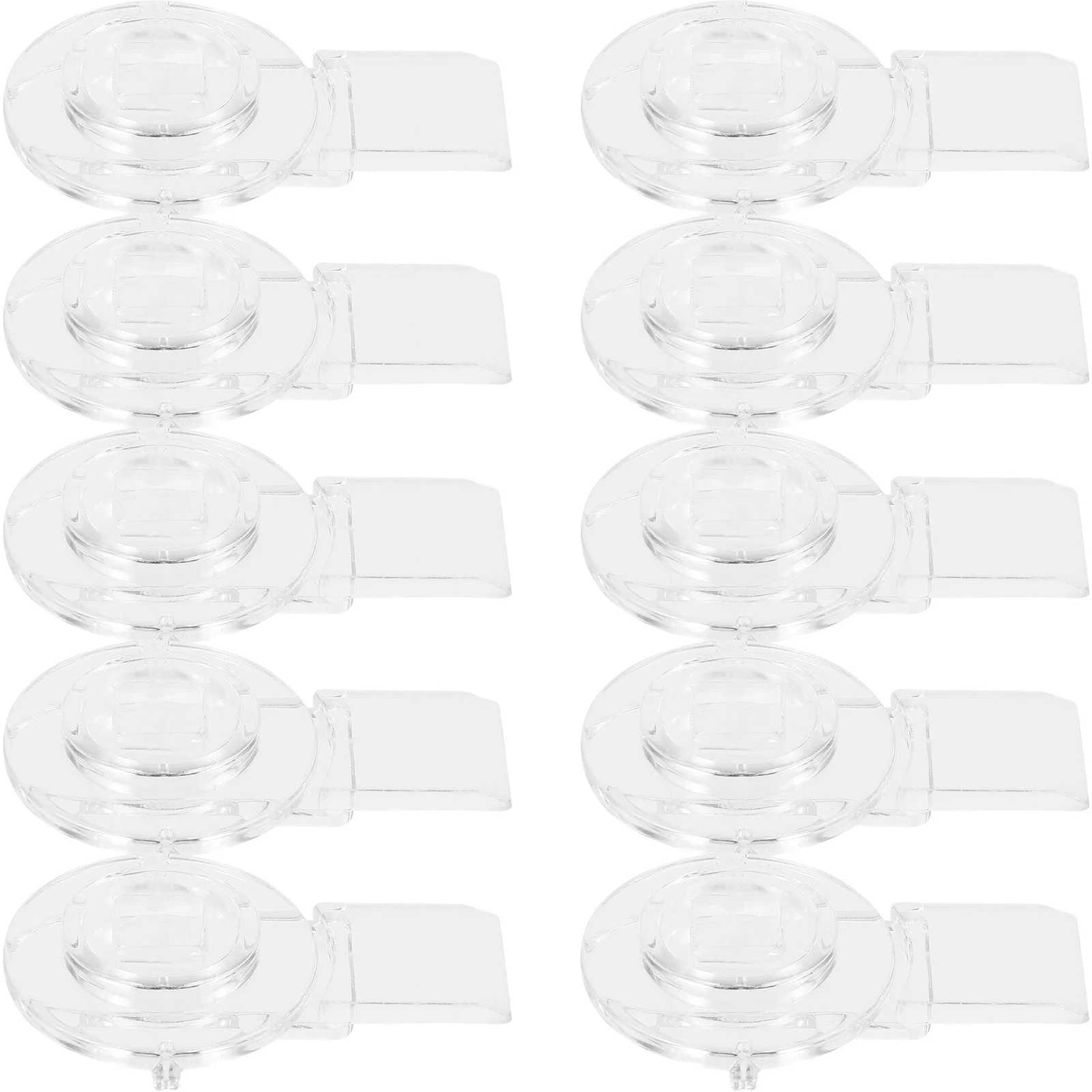 

10pcs Pet Door Lock Clear Hinge Hasp Buckle For Box Cabinet Safe Jewelry Wooden Doors Child Proof Latch Dog Cat Lock Accessory