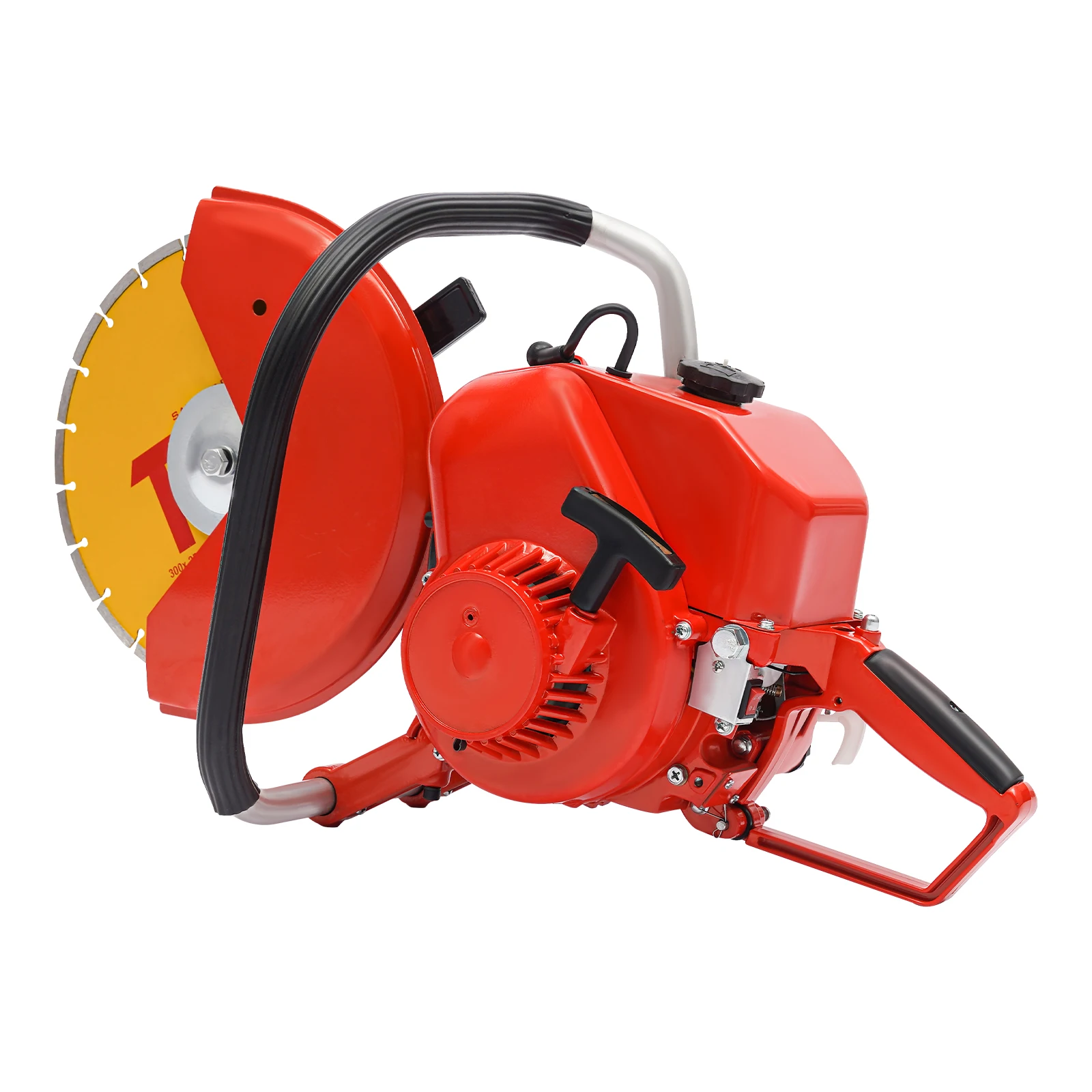 12Inch Gas Powered Concrete Cutter, Cut-Include Diamond Saw Blade with Tool Bag, Circular Saw for Concrete for Engineering