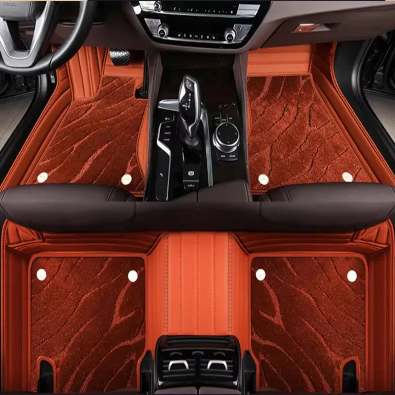 

Best quality! Custom special car floor mats for Lexus LX 570 2021-2007 5 seats waterproof double layers carpets for LX570 2015