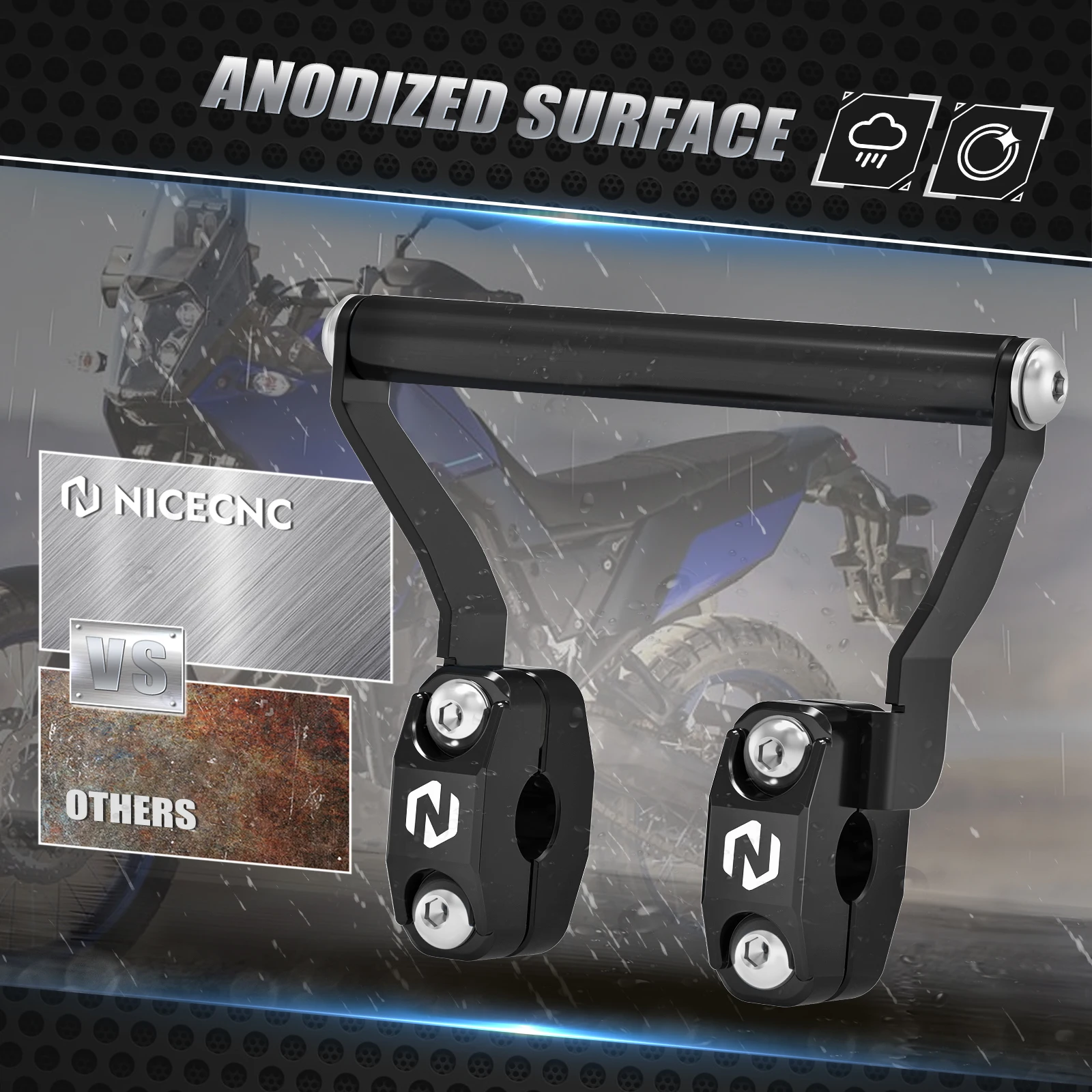 Motorrad Navigation Halterung GPS Halterung Für Yamaha Tenere 700/XTZ700 2019-2024 Tenere 700 Rally Edition aprilia Tuareg – Detail 7