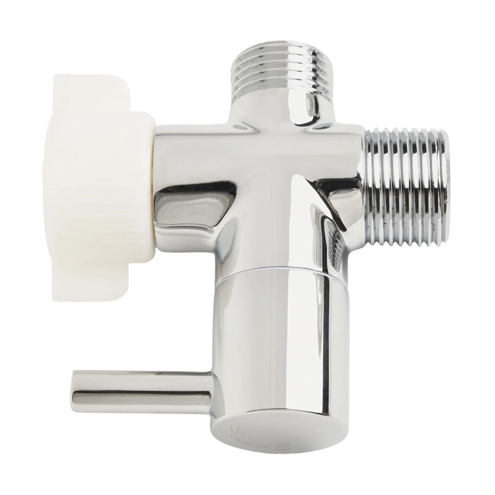 Hand Held Sprayer Bidet T Adapter Metal Tee Connector Easy Installation Sturdy Construction Water Flowing Control