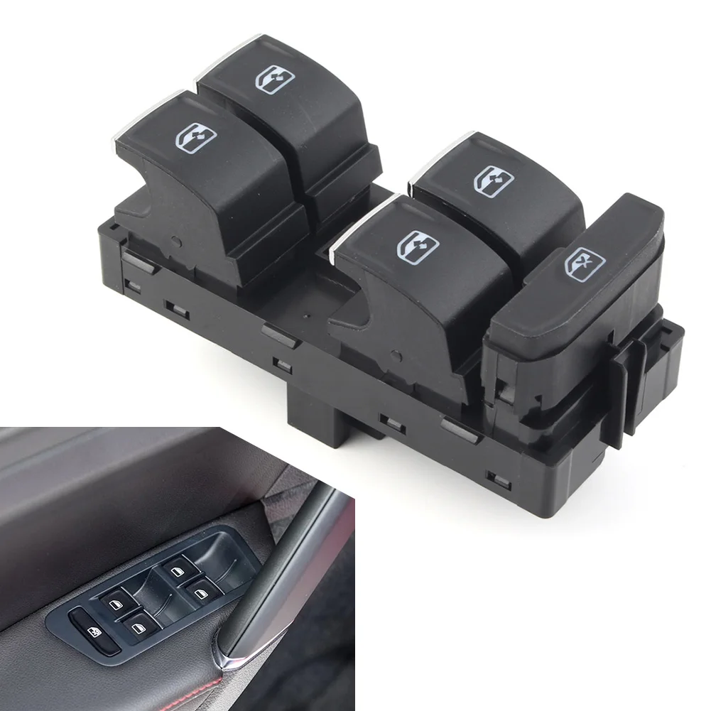 Car Master Window Control Switch For Volkswagen Golf MK7 Variant Passat B8 Arteon Touran Tiguan Chrome 5GG959857A 5G0959857C