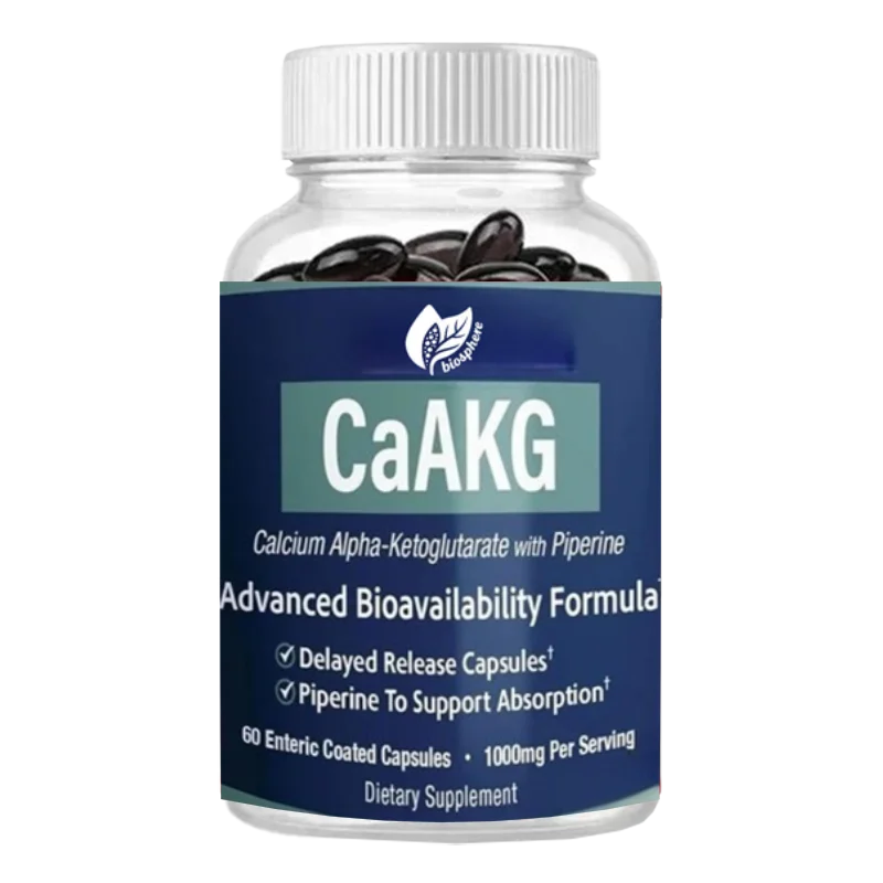 

AKG Supplement (1000mg Per Serving) - Gut Health, Bone Health, Anti Aging -60 Enteric Coated Capsules