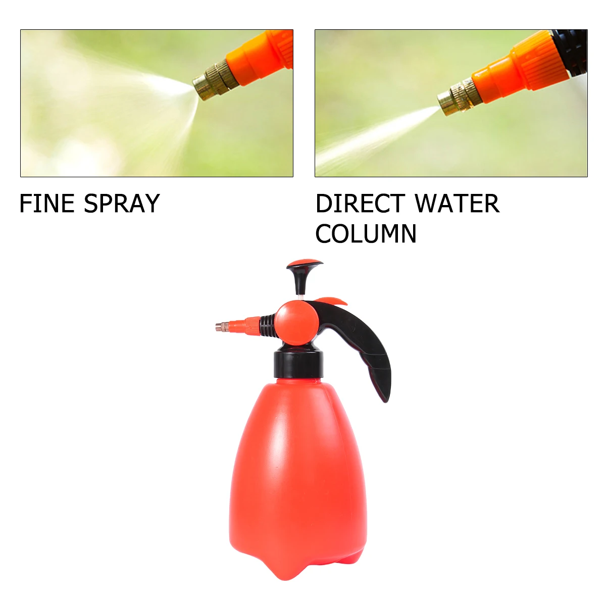 

Adjustable Red Spray Bottle Atomization Sprayer Durable Lightweight Plastic Garden Watering Cleaning Portable Atomizer for Plant